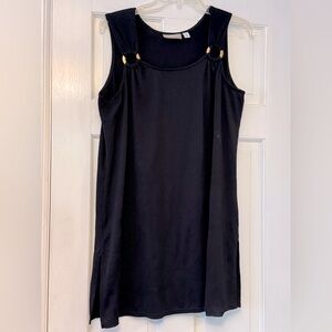 Croft & Barrow Black Sheath Swim Coverup